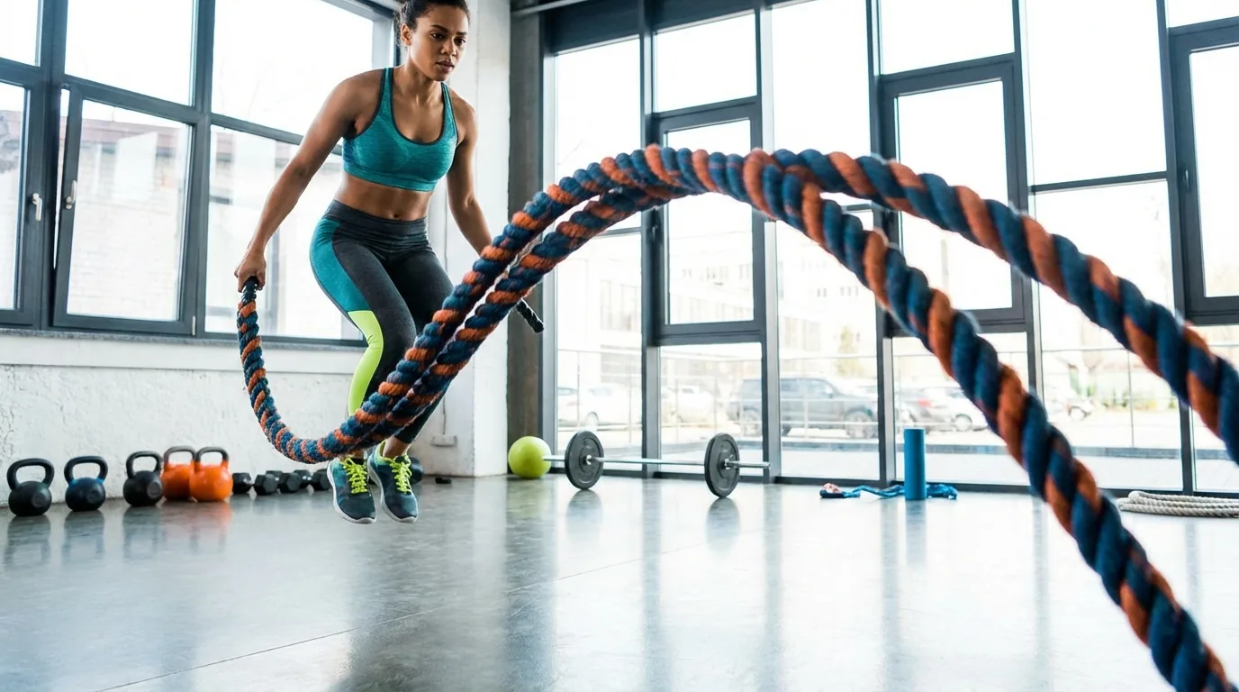 Heavy Rope Warm-up for Strength Training